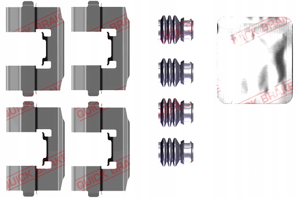 фото №2, Набор монтажный тормозных колодок перед ford fiesta fiesta vi hyundai i20