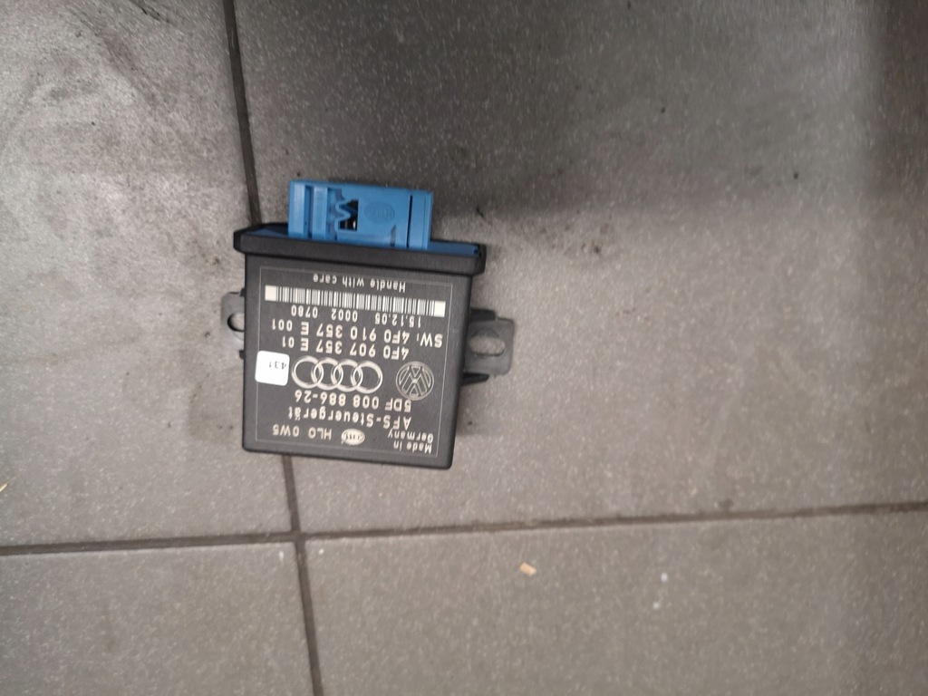 фото №1, Модуль блок керування світла audi a6 c6 4f0907357e