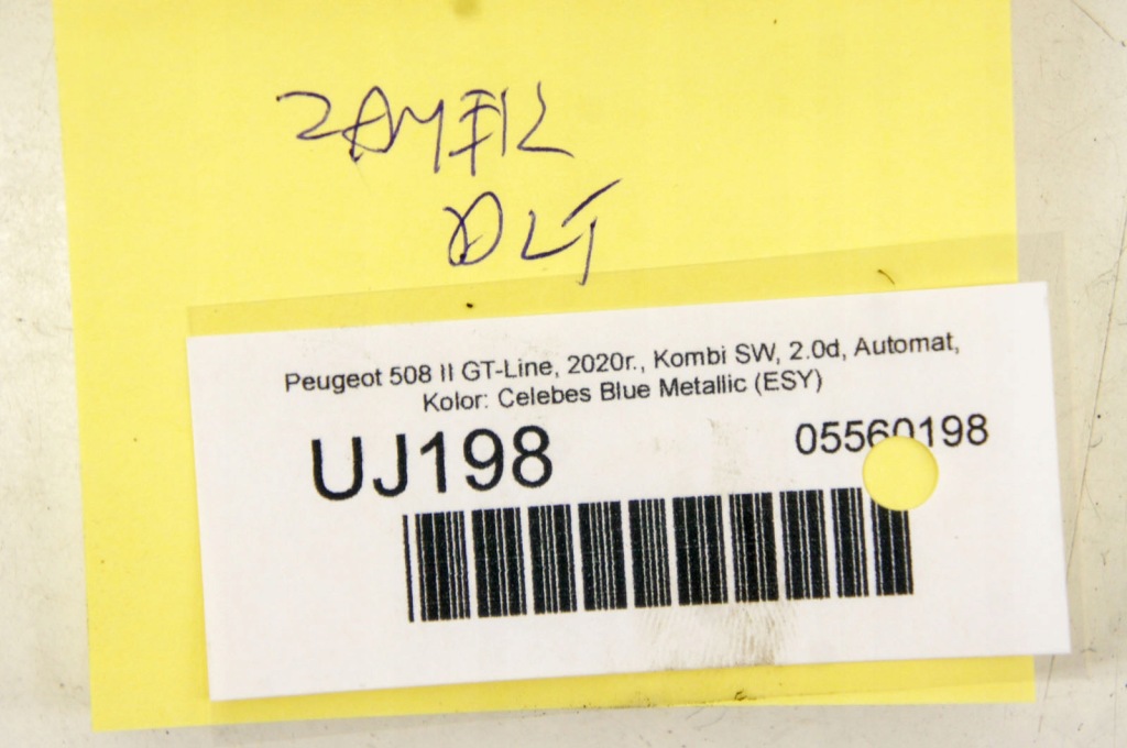 Uj198 peugeot 508 ii замок двері лівий задній 16943572 Київ