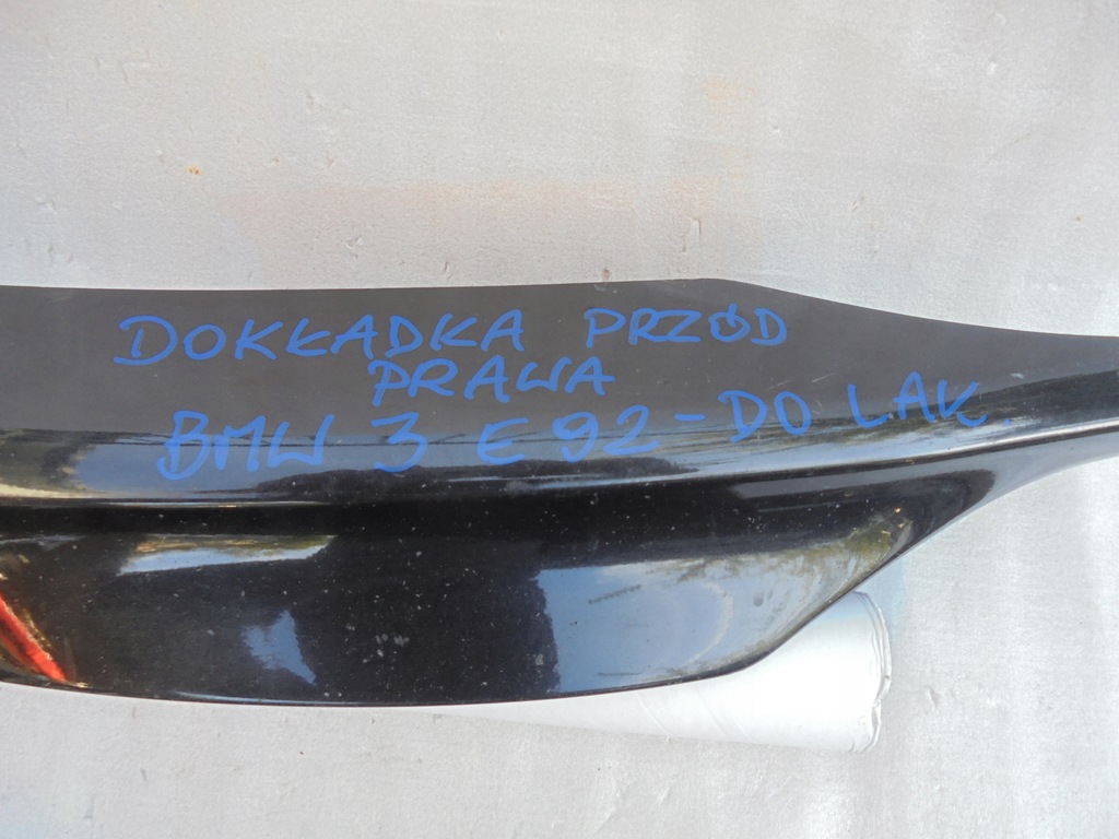 фото №5, Спойлер накладка левая правая бампера передний bmw 3 e92 e93 slask