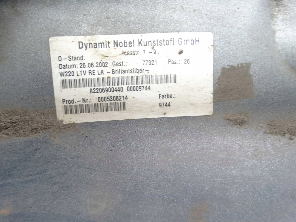 фото №4, Mercedes s w220 long молдинг накладка поріг права