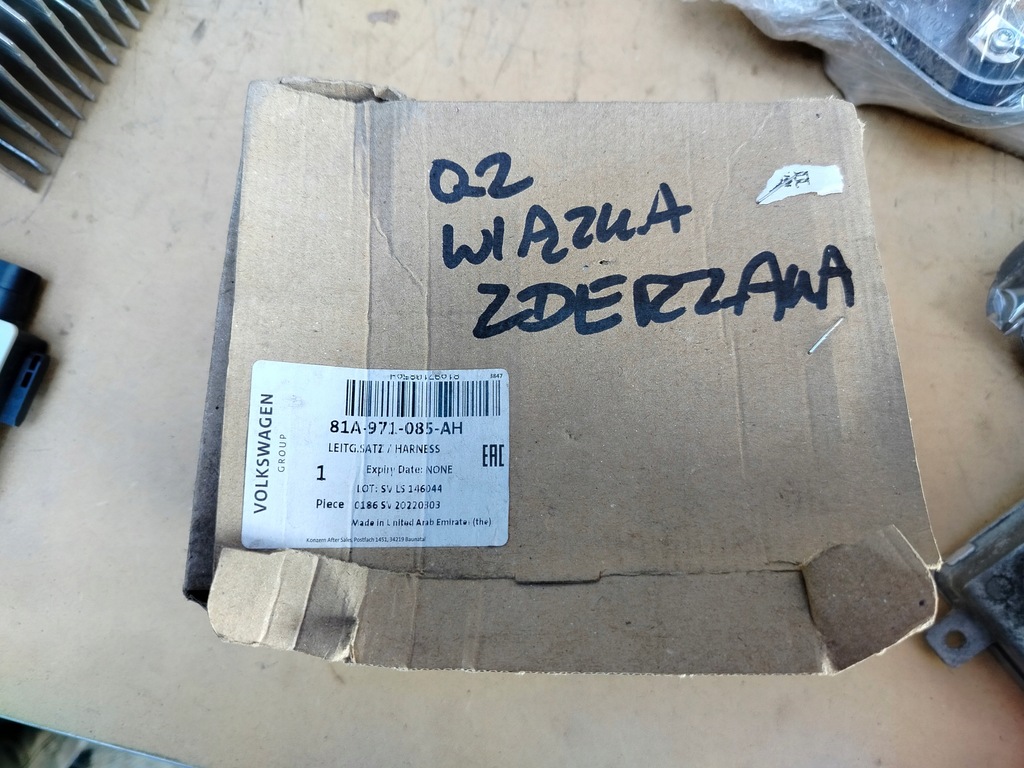 фото №1, Audi q2 жгут бампера