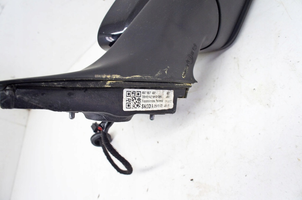 фото №7, Tp103 skoda scala дзеркало ліва 5 pin 657857407 black europa