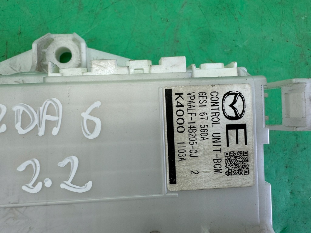 фото №7, Бортовой компьютер набор иммобилайзер запуск r2bg18881d mazda 6 ii gh lift 2.2 mzr-cd 07-12