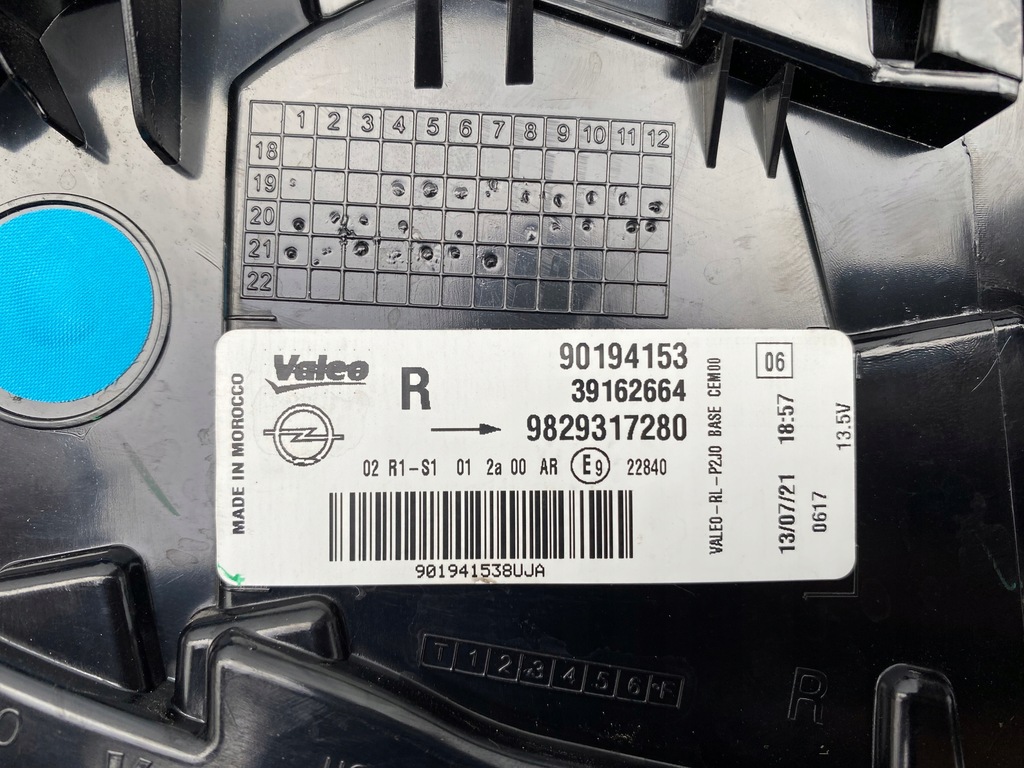 фото №8, Лампа led opel corsa f правая задняя