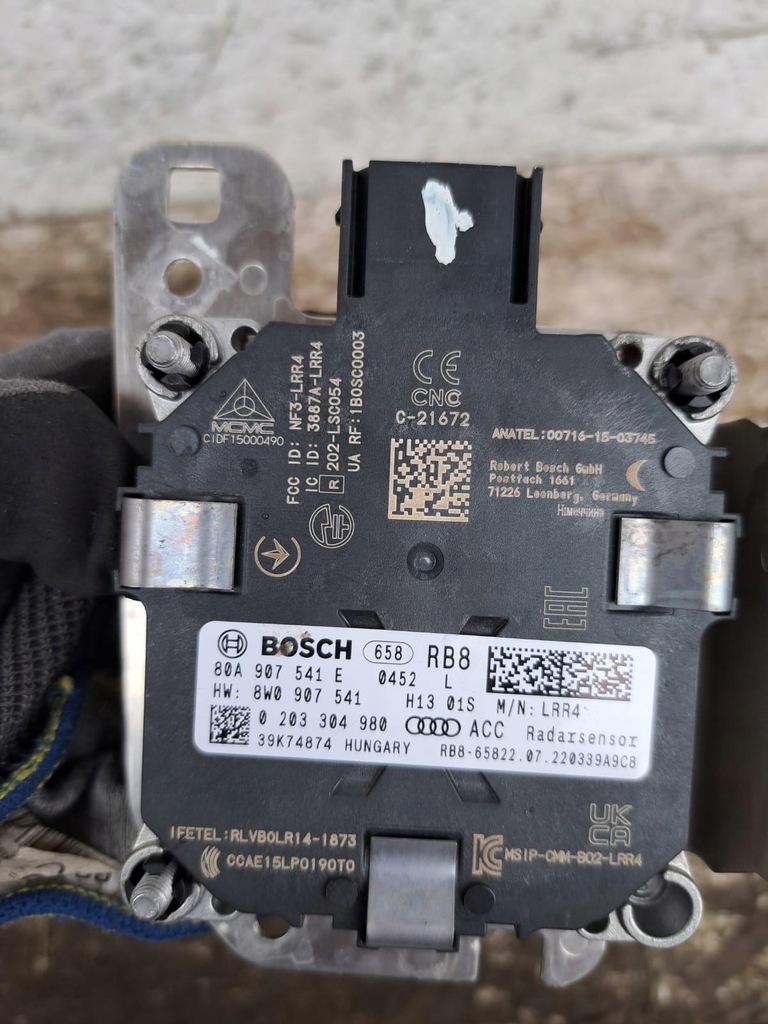 фото №3, Audi q5 sq5 2017-24 rok 80a907541e радар датчик acc
