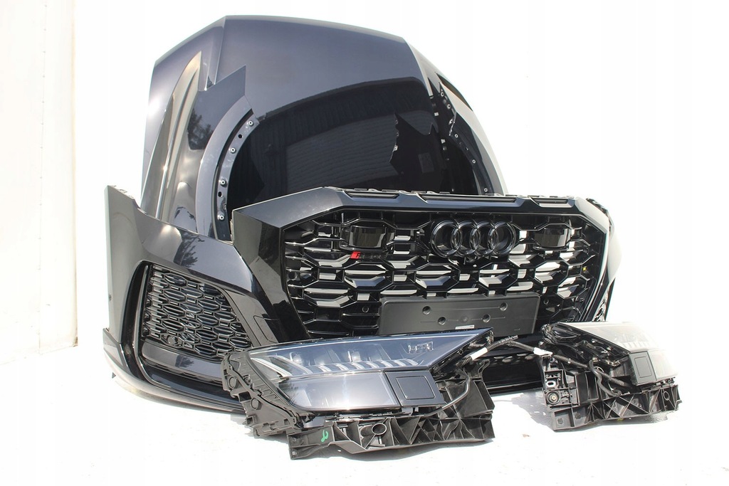 фото №10, Audi rsq8 перед matrix капот крила бампер pas передній лампи підсилювач