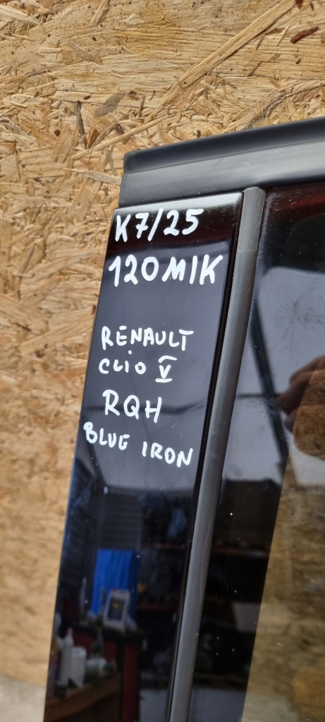 фото №15, Renault clio v двері лівий ліва задня задні 120mik колір blue iron terqh rqh