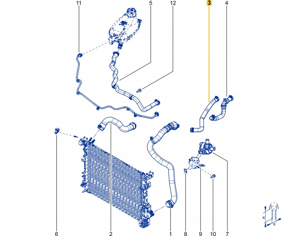 фото №11, Шланг wody dacia sandero iii logan iii 1.0 tce 924003535r