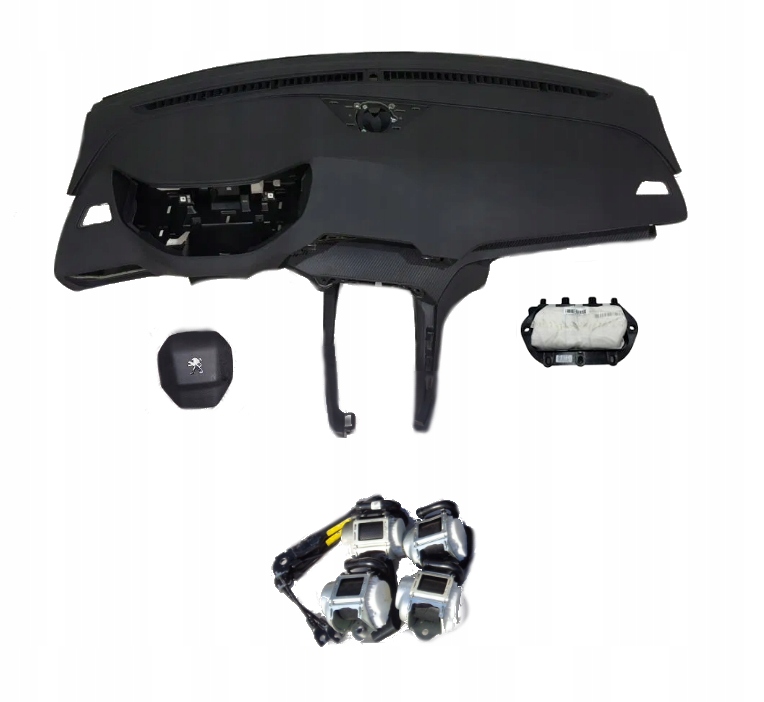 фото №1, Peugeot 5008 панель приладів панель приладів подушка безпеки ремені комплект