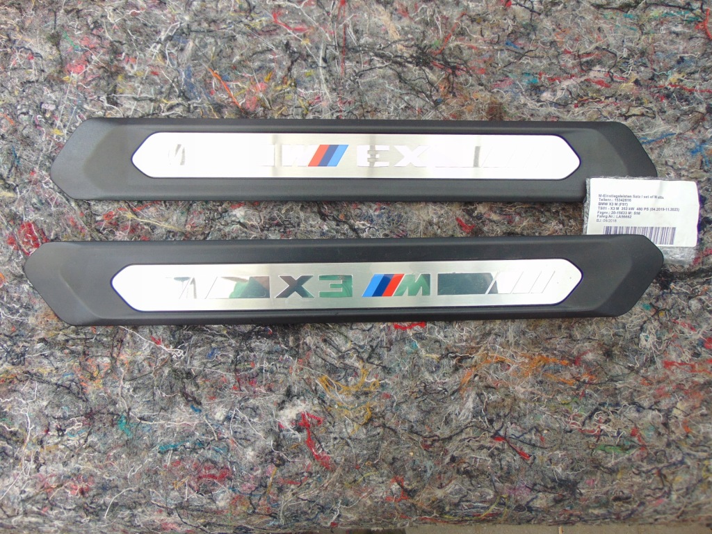 фото №1, Накладки накладки пороговые перед bmw x3 f97 m-pakiet