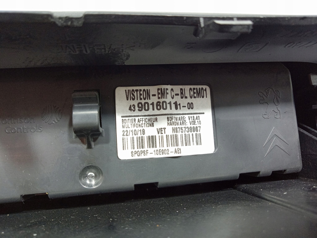 фото №6, Rifter partner berlingo iv экран дисплей панель радио 4390160111