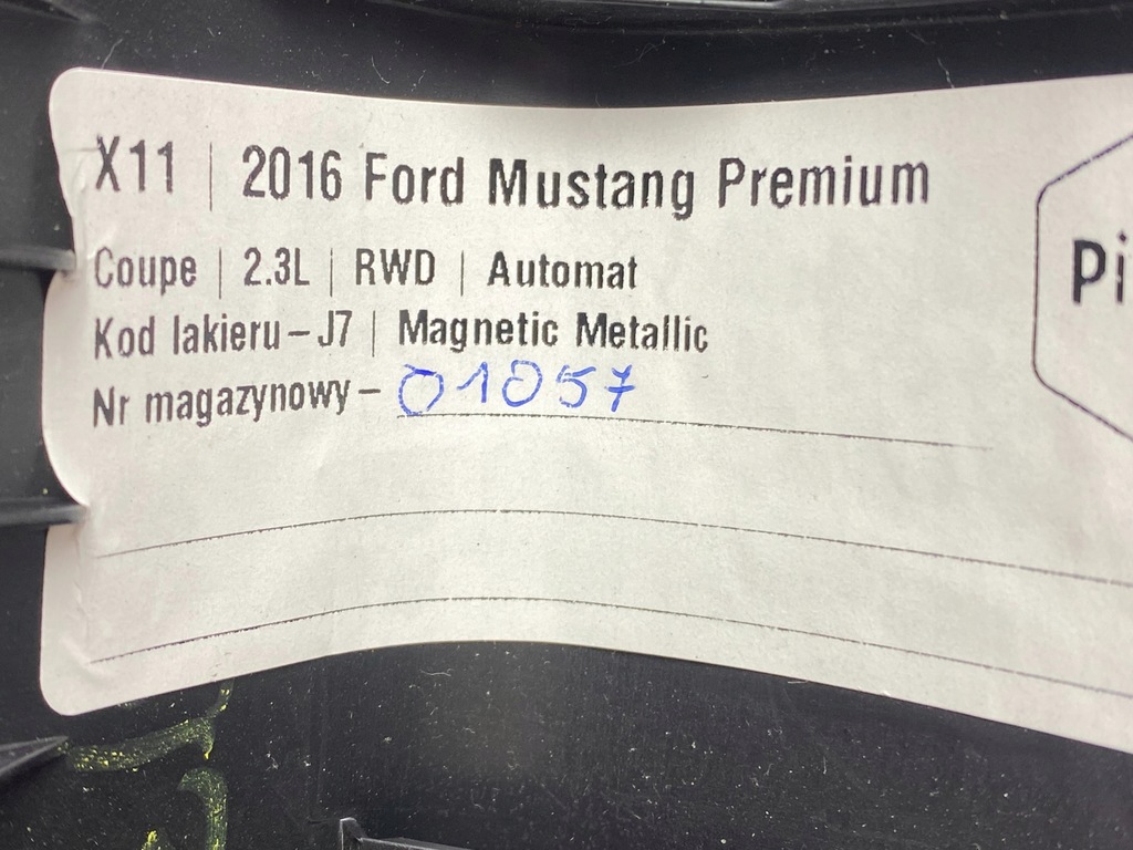 фото №10, Правая защита обшивка стойка ford mustang vi 2015+