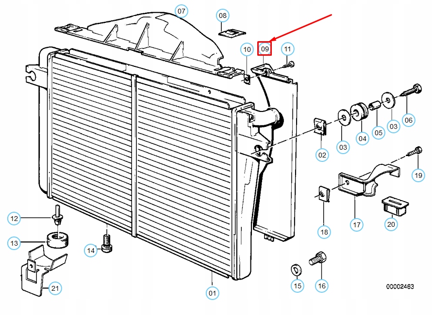 Bmw 5 e28 защита вентилятора радиатора 17111178112 1178112 оригинальная Киев