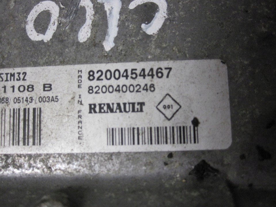 фото №3, Бортовий комп'ютер блок керування renault clio ii 1.2 05r