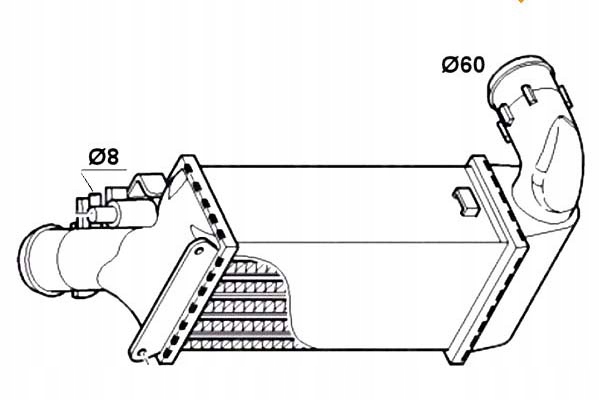 Интеркулер citroen c5 2,0hdi nrf Цена