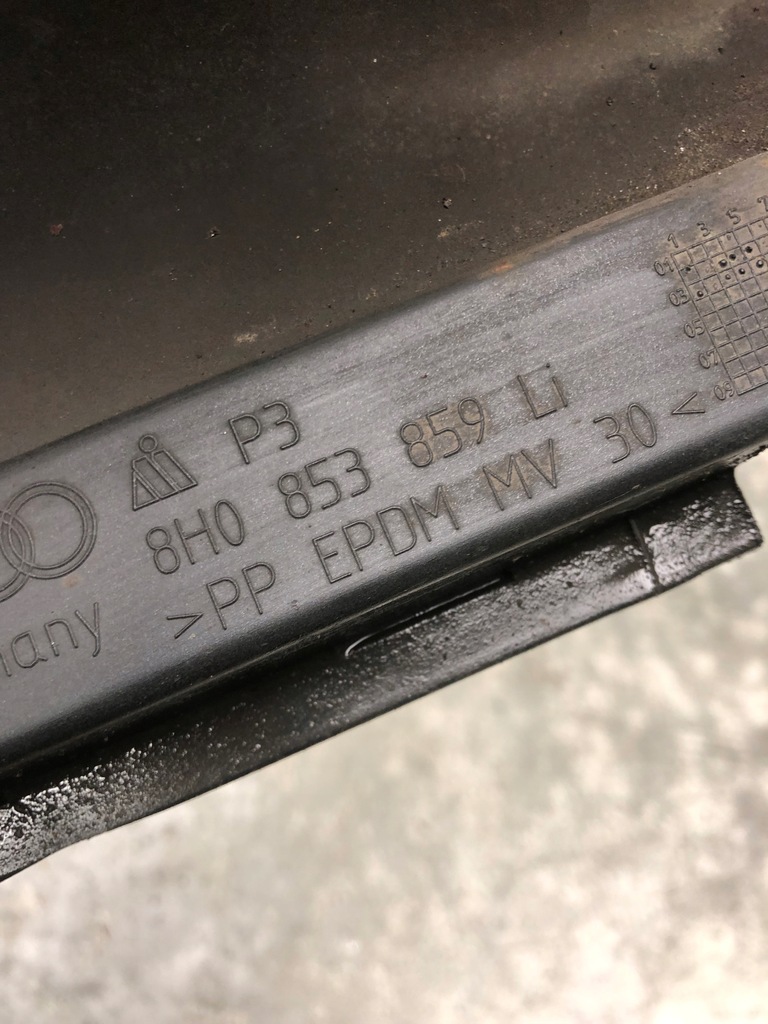 фото №7, Молдинг поріг ліва audi a4 b6 cabrio 8h0853859 lz9w