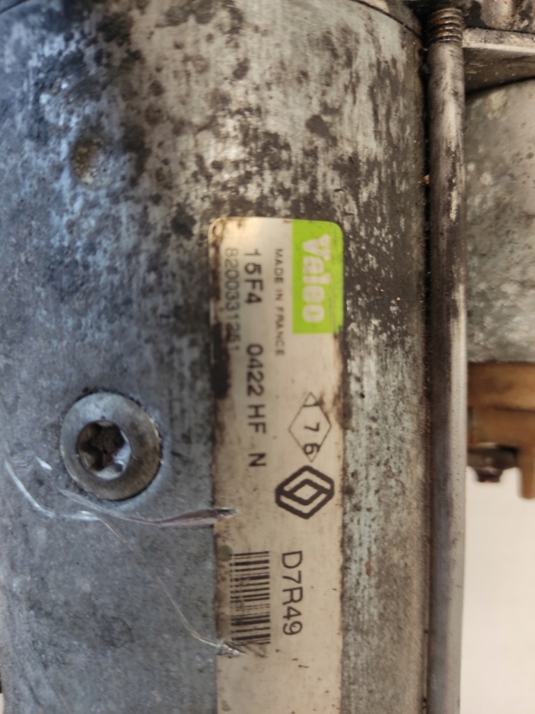 фото №2, Стартер renault laguna ii master trafic 1.9 dci