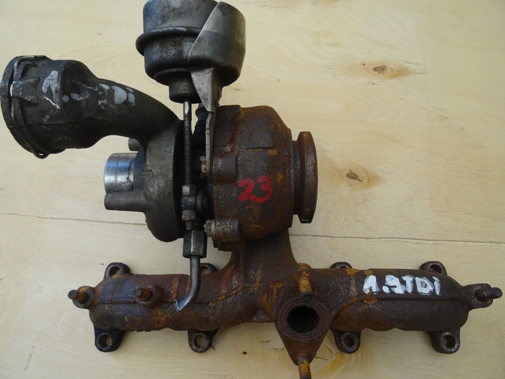 фото №1, Турбонагнетатель a3 8p golf v 1,9tdi bkc 038253014g