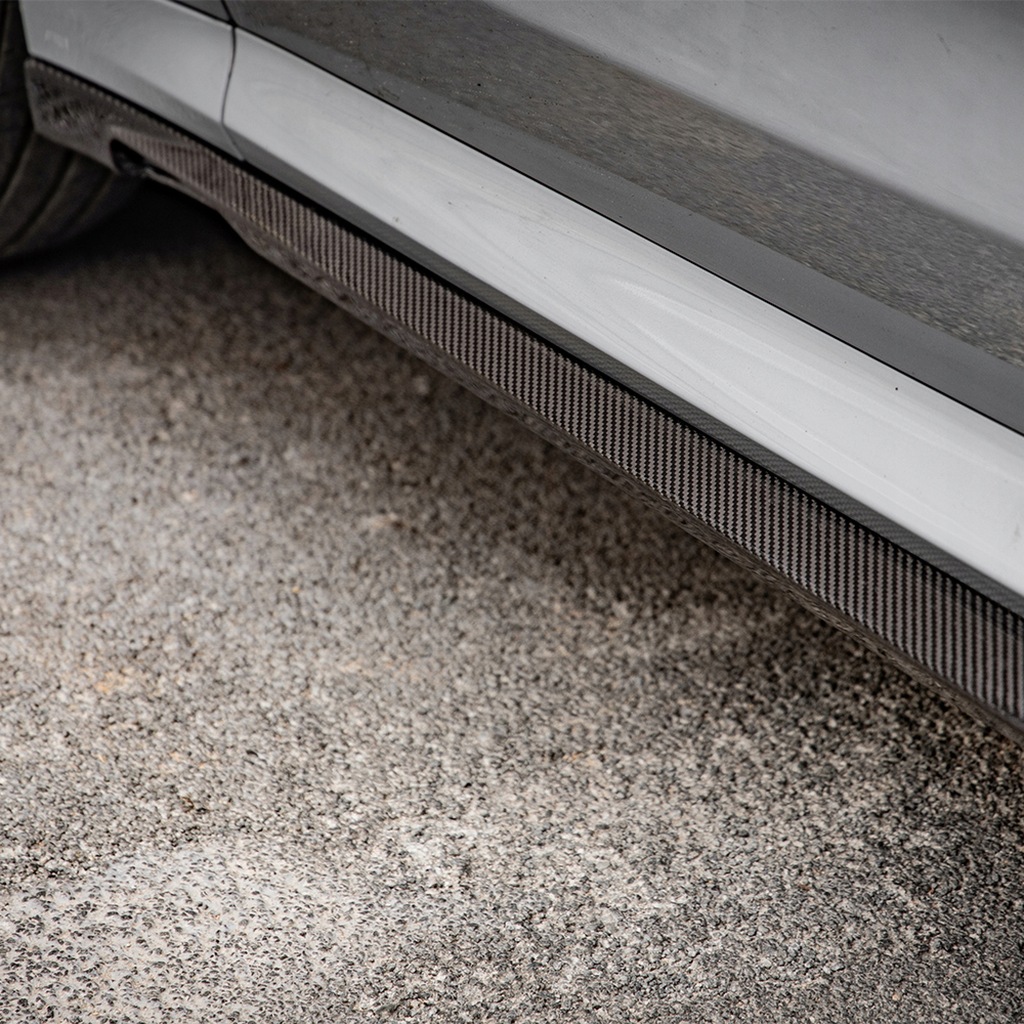 фото №6, Карбонові накладки поріг do bmw ix3 / x3 g01 / x4 g02 / x3m f97 / x4m f98