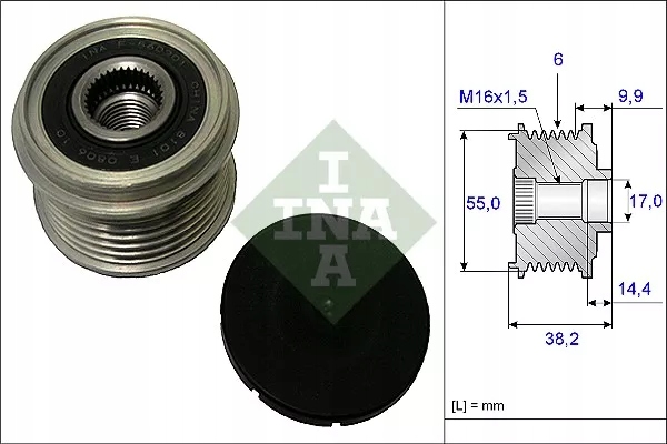 Генератор - сцепление односторонний schaeffler ina 535 0216 10 Цена