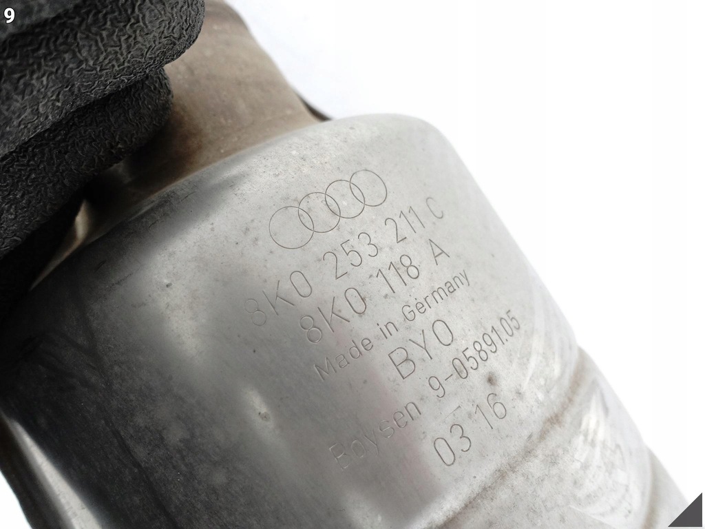 фото №10, Audi rs7 s7 4g8 rs6 s6 4g0 c7 труба выхлопная гаситель левая перед 4.0tfsi 70km