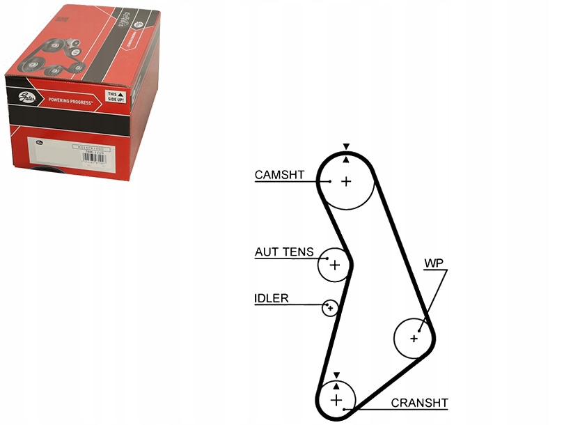 фото №1, Ремінь розподільного валу audi a3 a4 a6 tt seat alhambra cord