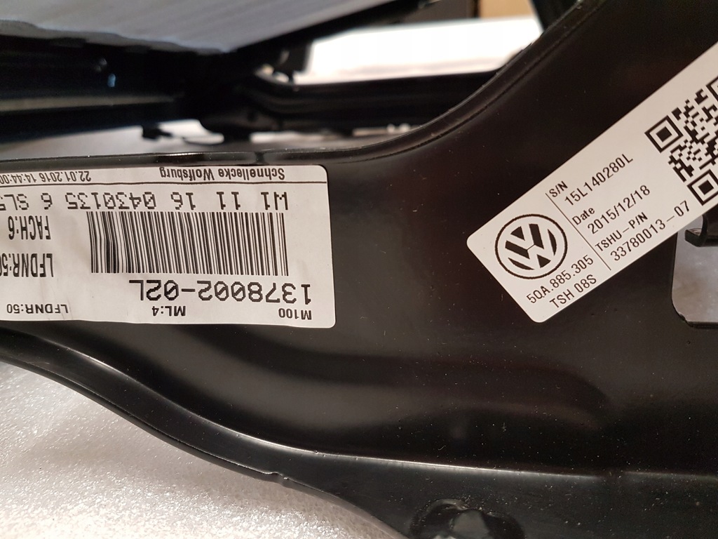 фото №8, Сиденье задний левый 3 ряд vw touran iii 5qa885305