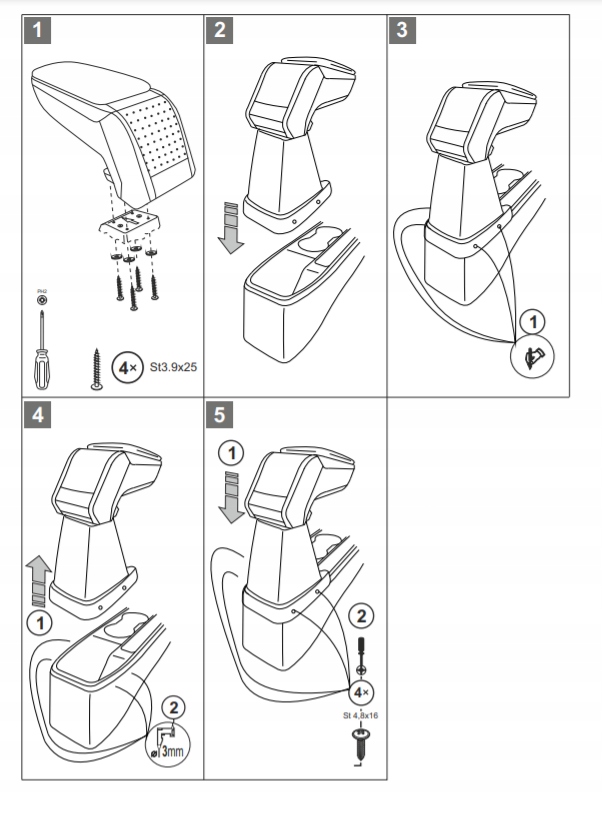 фото №15, Подлокотник renault clio 2005-2013 armster s