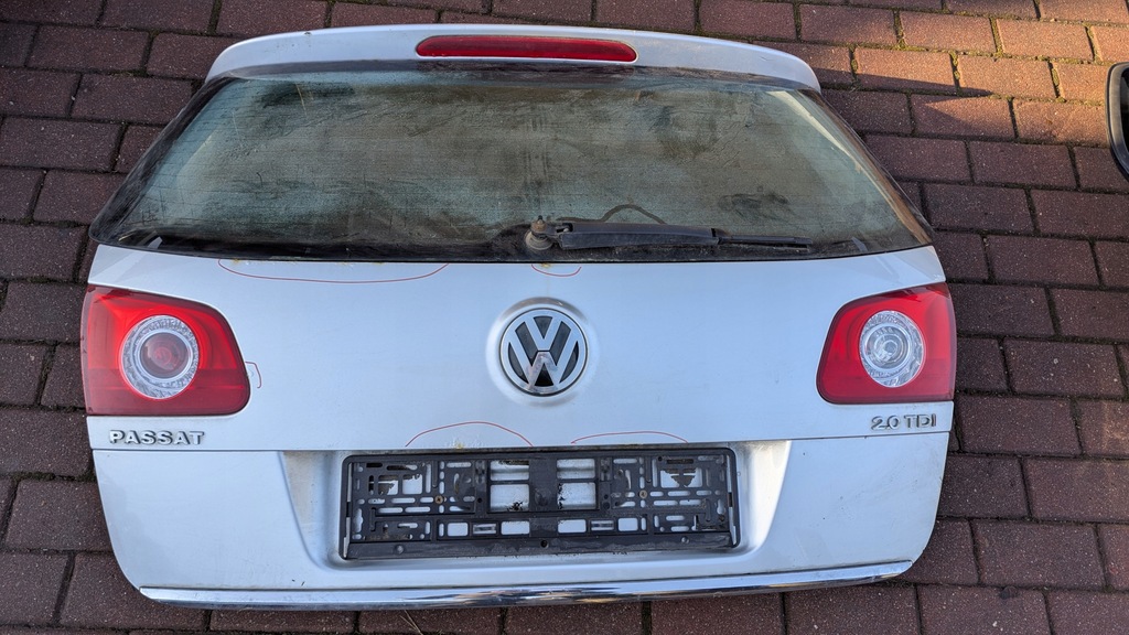фото №1, Крышка багажника задняя задняя багажника vw passat b6 kombi