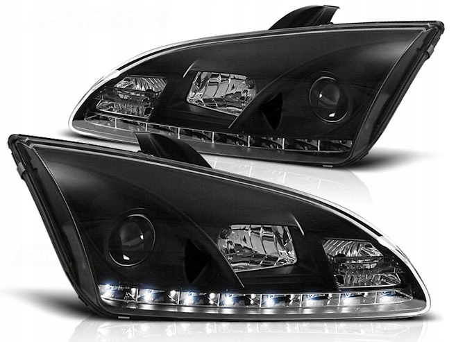 фото №1, Лампы ford focus 2 ii 04-08r daylight led black