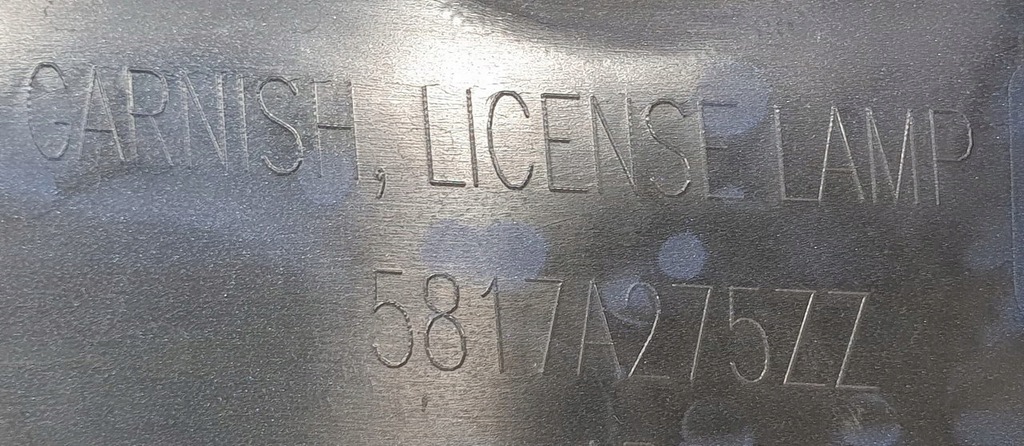 фото №11, Mitsubishi eclipse cross защита накладка молдинг na крышка задняя 5817a077zz