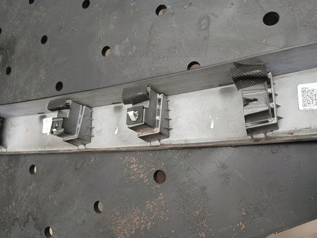 фото №13, Hyundai tucson iv - молдинг бампера задняя czarna