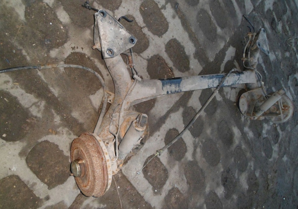 фото №7, Балка подвеска задняя задняя с abs fiat panda 2 ii 2003-2012r 51856917