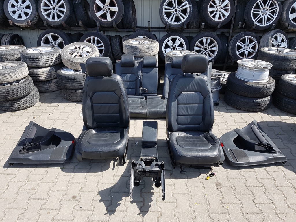 фото №1, Vw passat b7 10r- sedan сидіння шкіряний заднє сидіння