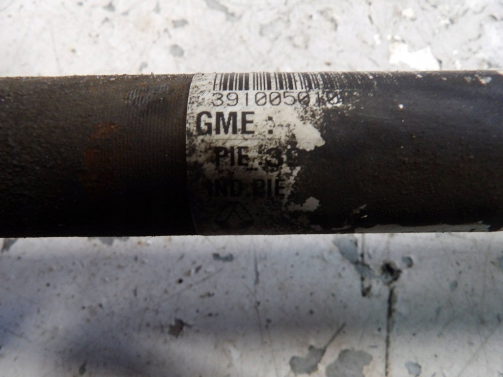 фото №2, Привідний вал права передня 391005010r renault trafic 3 iii