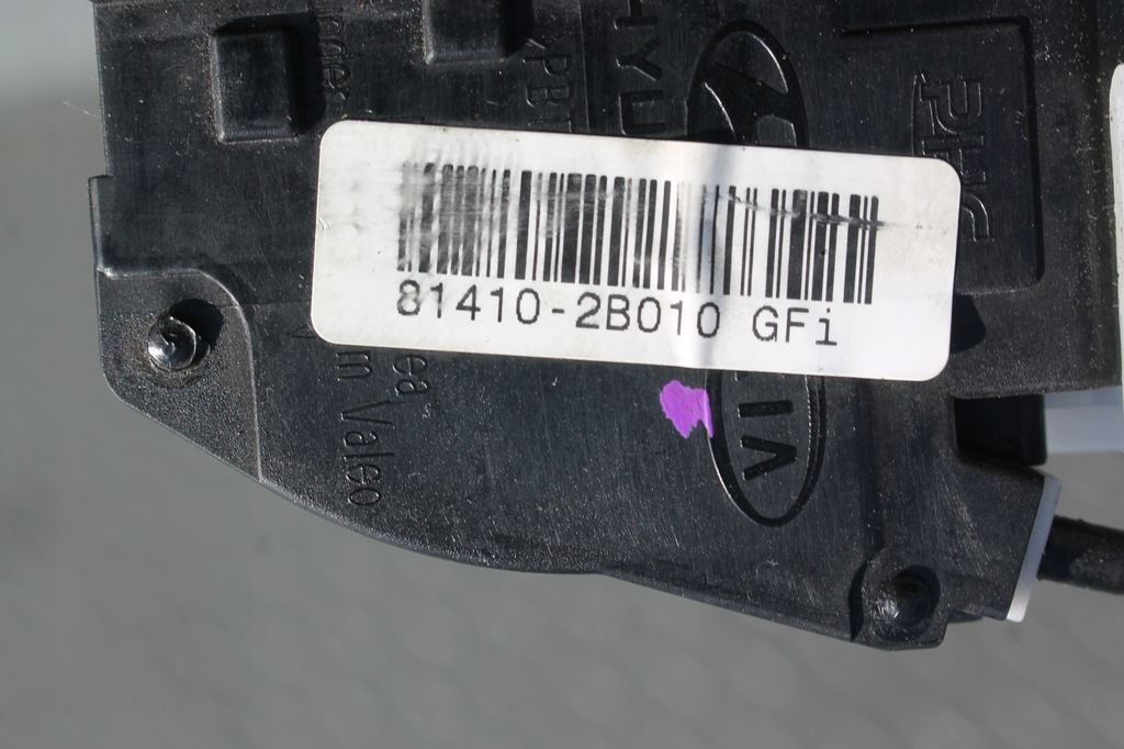 фото №7, Замок двері лівий задня 5 pin hyundai santa fe ii 06-