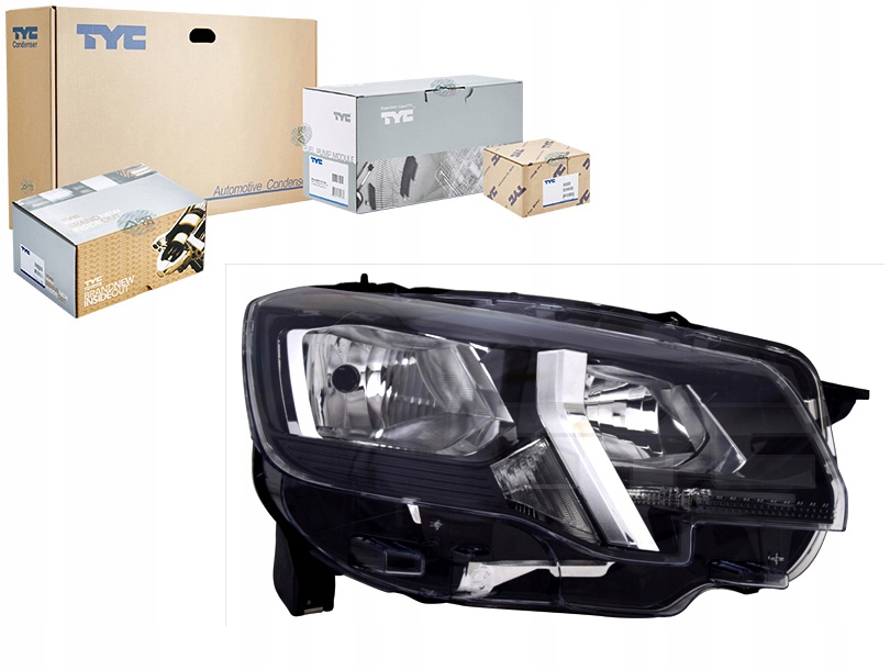 фото №1, Фара l peugeot partner iii rifter 03.18- tyc