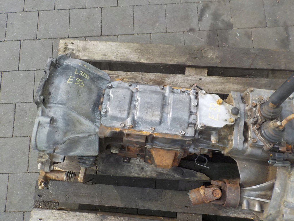 фото №13, Mitsubishi l200 99r 2.5 td 99km коробка передач 5 передач m011s5a002 + редуктор