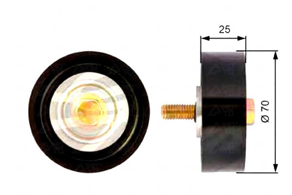фото №2, Gates ролик ремінь citroen c5 i 2.2 hdi dc4hxb. dc
