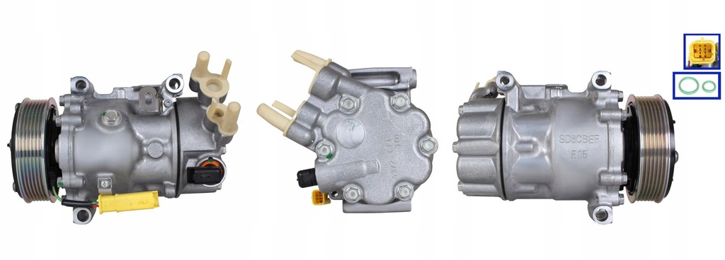 фото №2, Компрессор кондиционера do renault espace v 1.6 tce