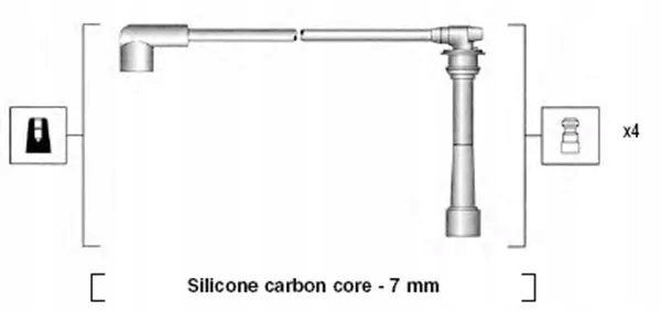 фото №1, Дроти запалювання hyundai lantra 1,6/1, /mm/