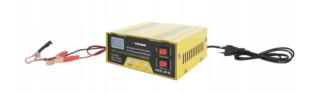 фото №9, Випрямляч автомобільний 12v i 24v зарядний пристрій акумулятор 10a універсальний