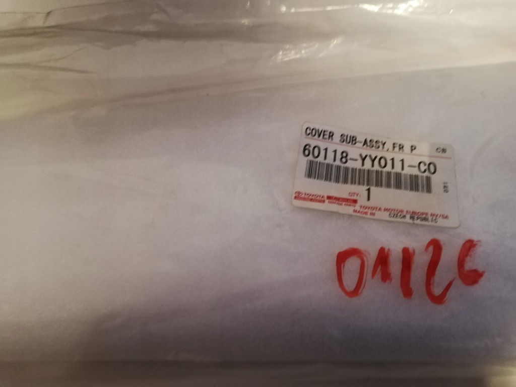 фото №1, Aygo ii 14-21 накладка молдинг крыла левая перед оригинал nowa