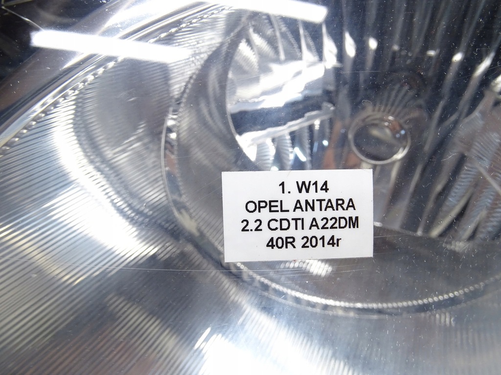 фото №8, Лампа ліва лівий перед передня opel antara lift 96699881