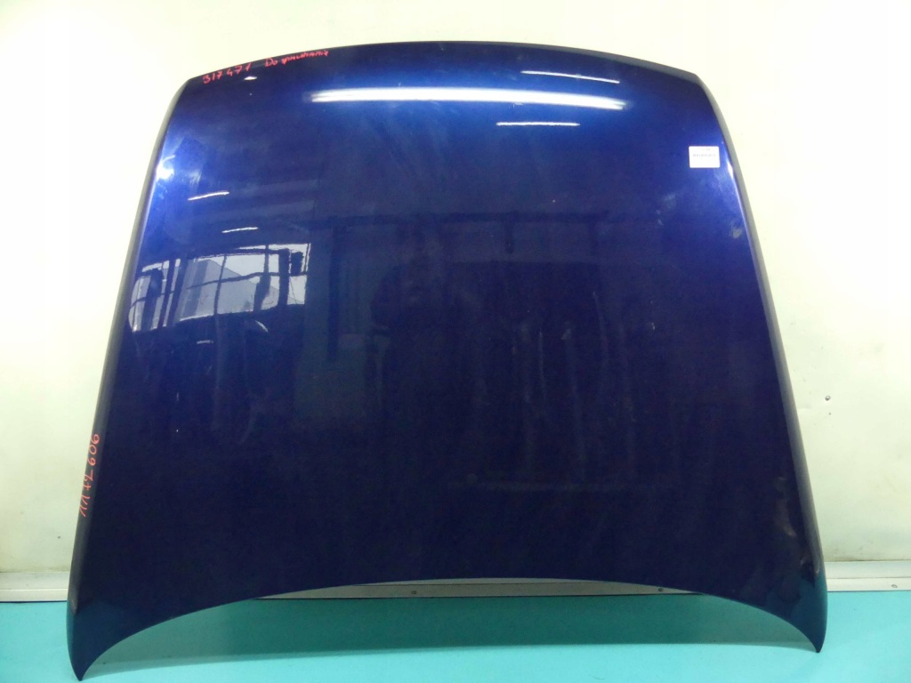 фото №1, Капот передняя vw touareg i 7l granatowy