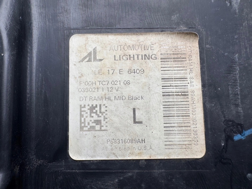 Фара левая перед dodge ram v full led Цена