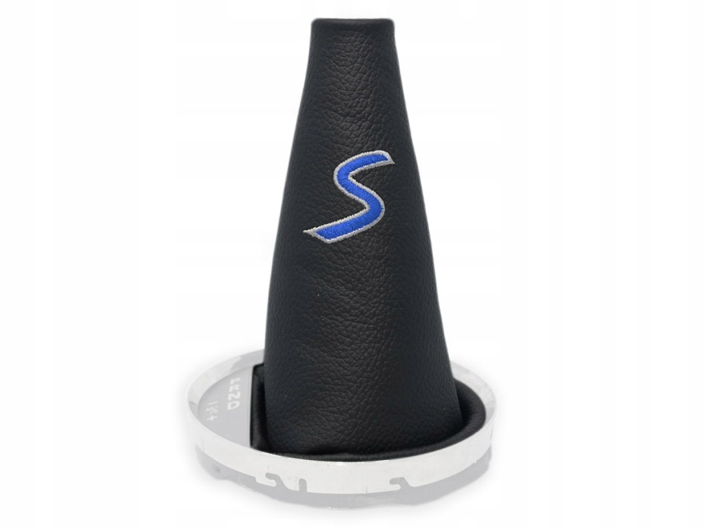 Купить Mini cooper s r56 автоматическая коробка передач чехол переключения передач черная кожа вышивка granatowy