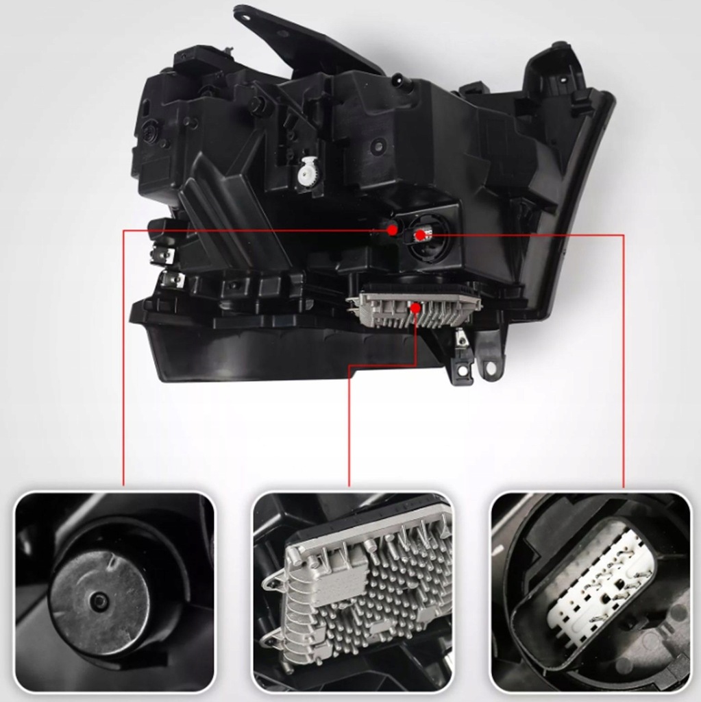 фото №4, Набір фари full led dodge ram 1500 19-23