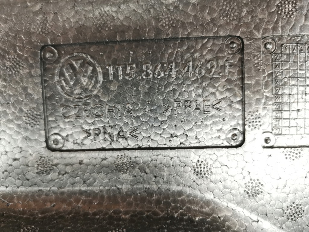 фото №8, Пенополистирол пена вкладыш багажника vw id. buzz 1t5864469f nowa оригинальная